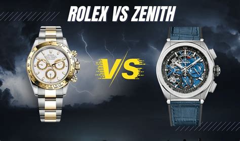 meglio rolex o zenith|Zenith vs. Rolex: Head.